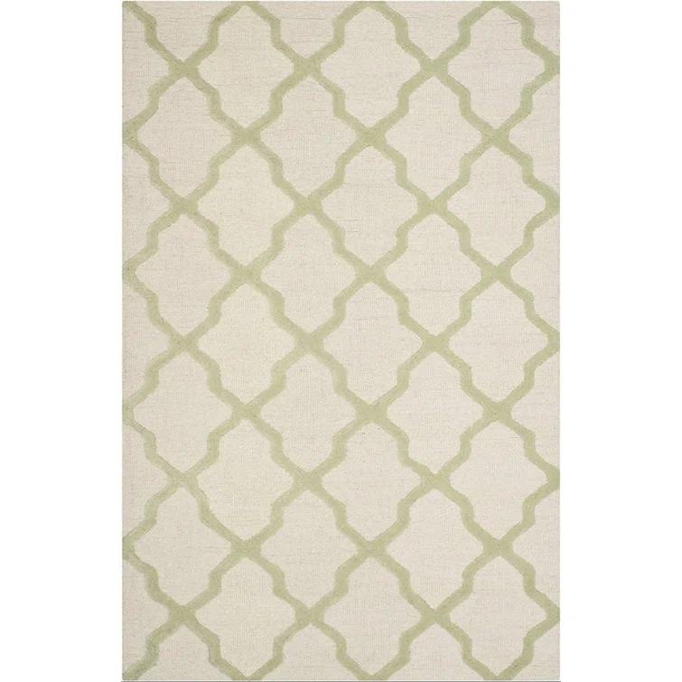 Cannen Cambridge Hand Tufted Wool Geometric Rug