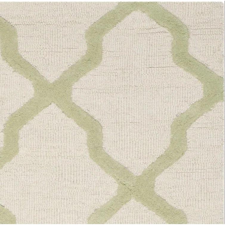 Cannen Cambridge Hand Tufted Wool Geometric Rug