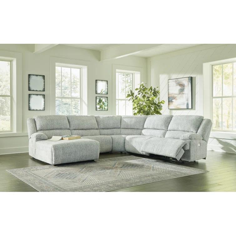 McClelland 5 - Piece Upholstered Reclining Sectional