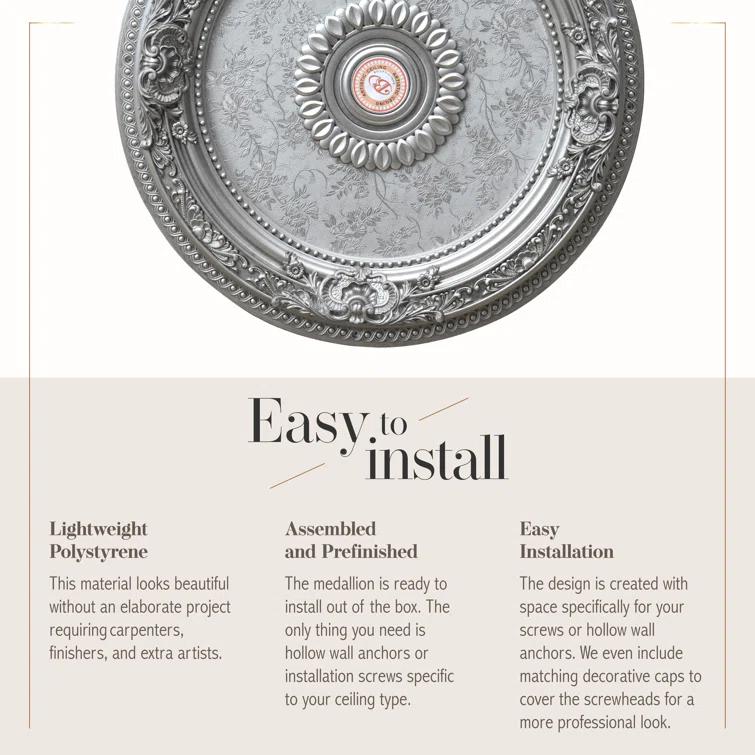 Antique Round Ceiling Medallion