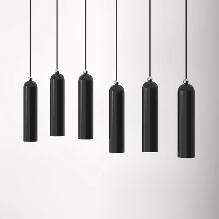 Veikko 6 Light Metal Dimmable Pendant