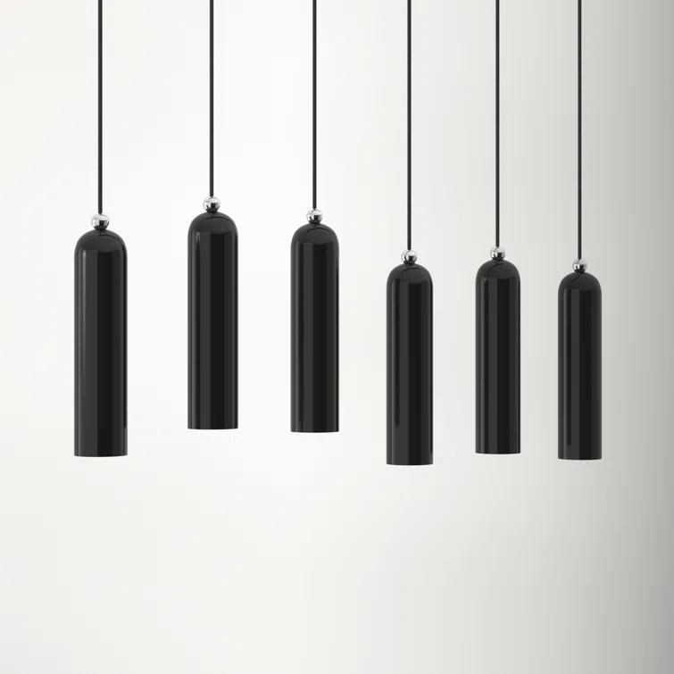 Veikko 6 Light Metal Dimmable Pendant