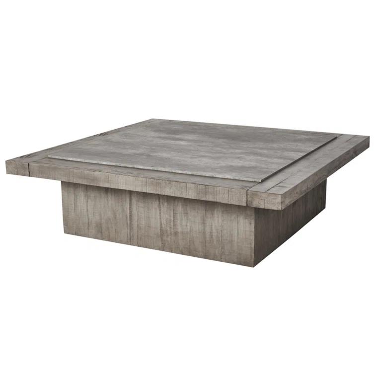 Edin Rectangular Reclaimed Wood Coffee Table (60")