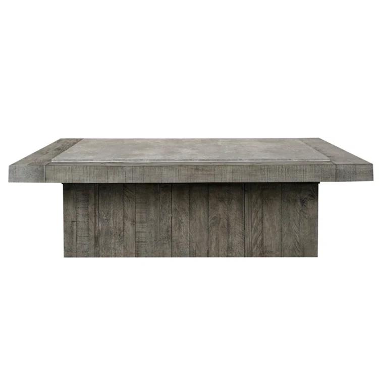 Edin Rectangular Reclaimed Wood Coffee Table (60")