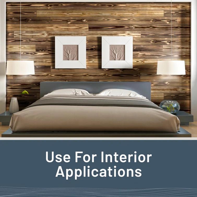Edge 1 in. x 6 in. x 8 ft. Charred Collection Shiplap Pine Board