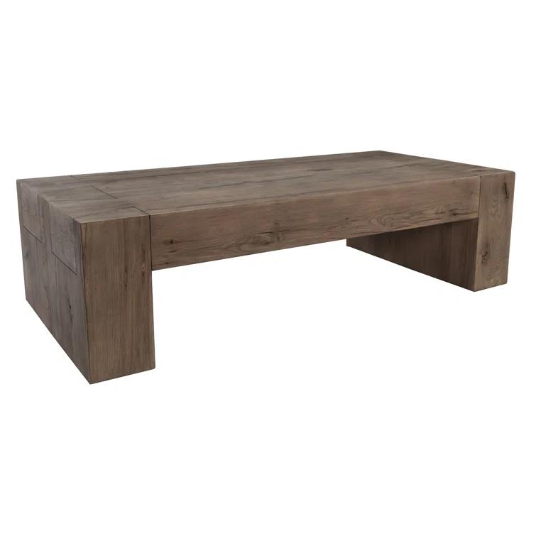 Raymond Rectangular Reclaimed Wood Coffee Table (60")