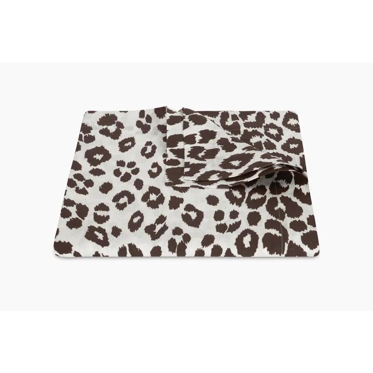 Cinder Leopard Print Linen Table Runner 16 x 108