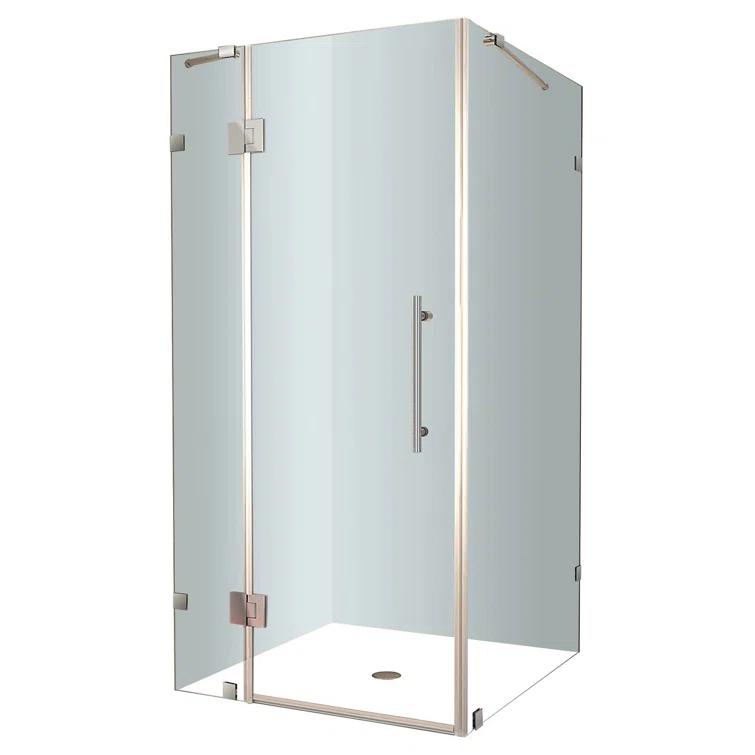 Aston SEN987-SS-4830-10 Avalux 48" x 72" Rectangle Hinged Shower Enclosure