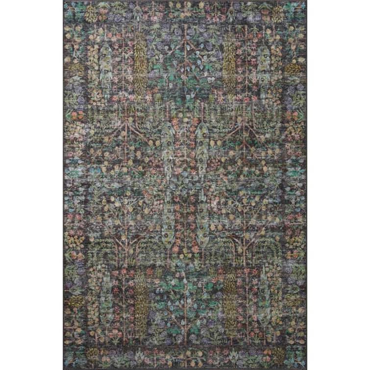 Rifle Paper Co. X Loloi Maison Grove Blue Area Rug