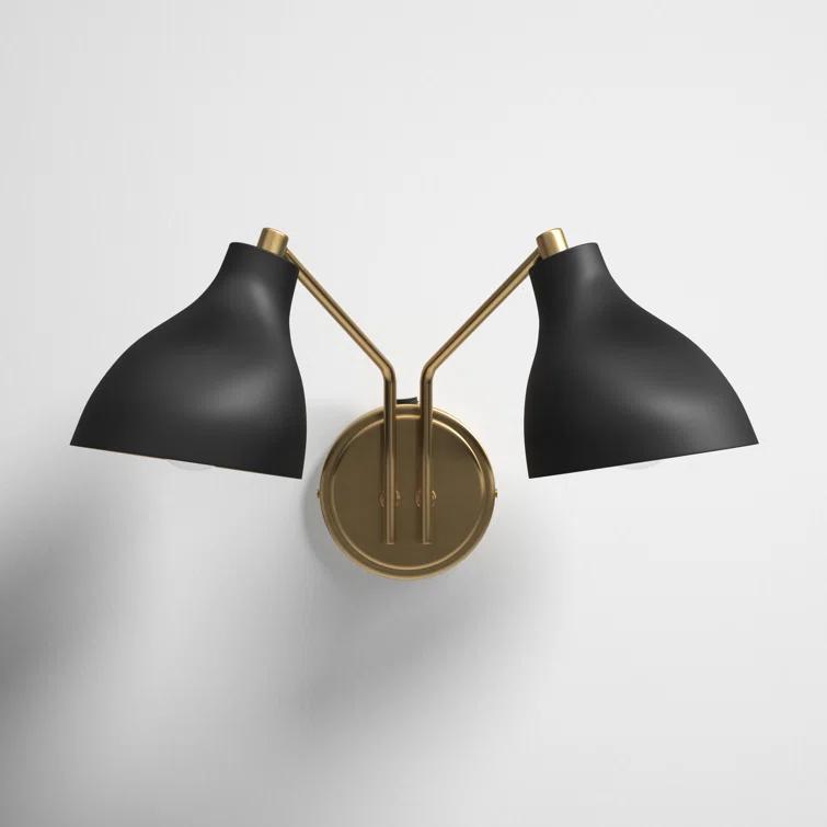 Elyse 2 Light Dimmable Armed Sconce