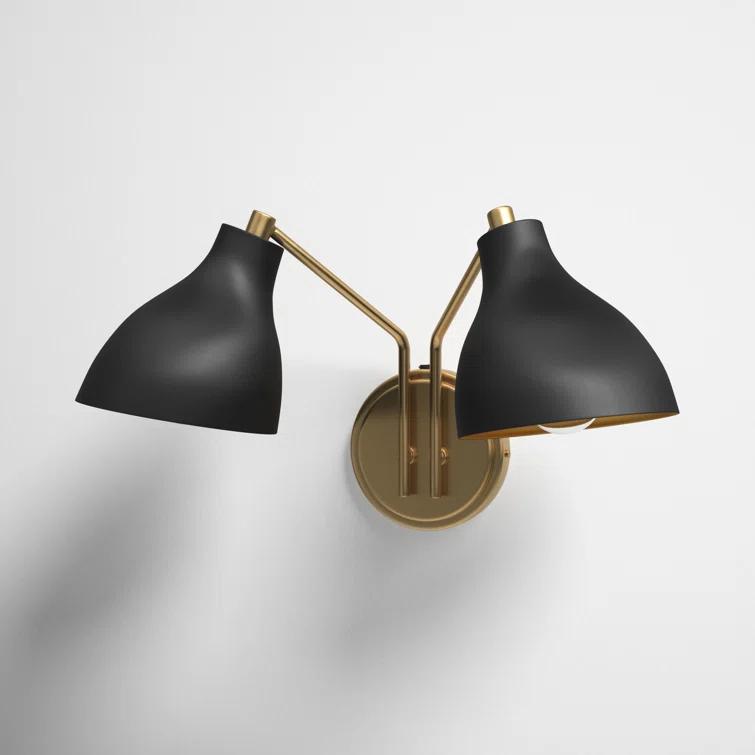 Elyse 2 Light Dimmable Armed Sconce