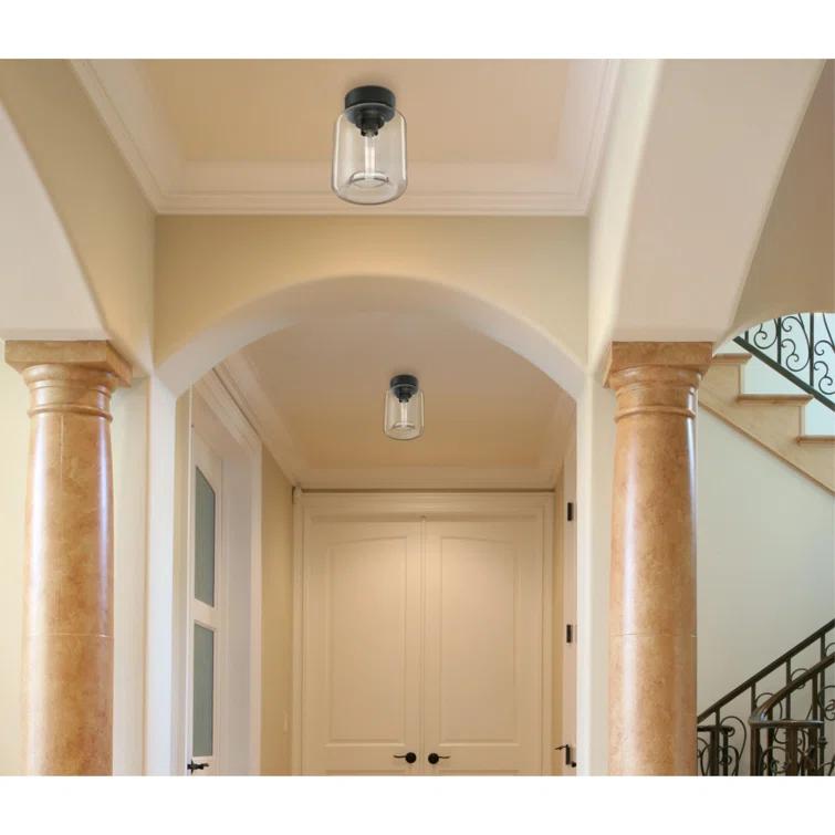 Judd Glass Semi Flush Mount