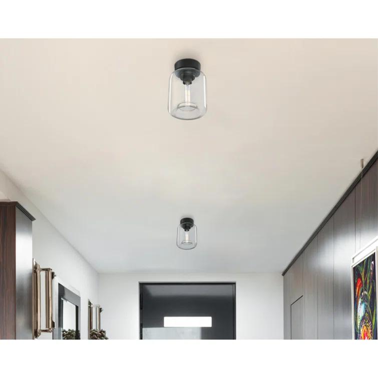 Judd Glass Semi Flush Mount
