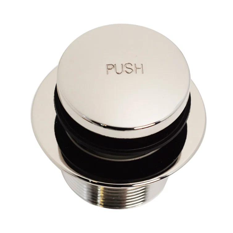 1-1/2" Coarse Thread Tip-Toe Bathtub Leg Drain with One-Hole Overflow