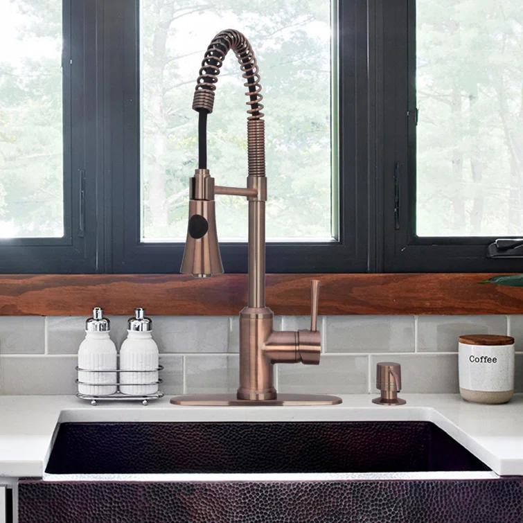 Pull Down Single Handle Kitchen Faucet