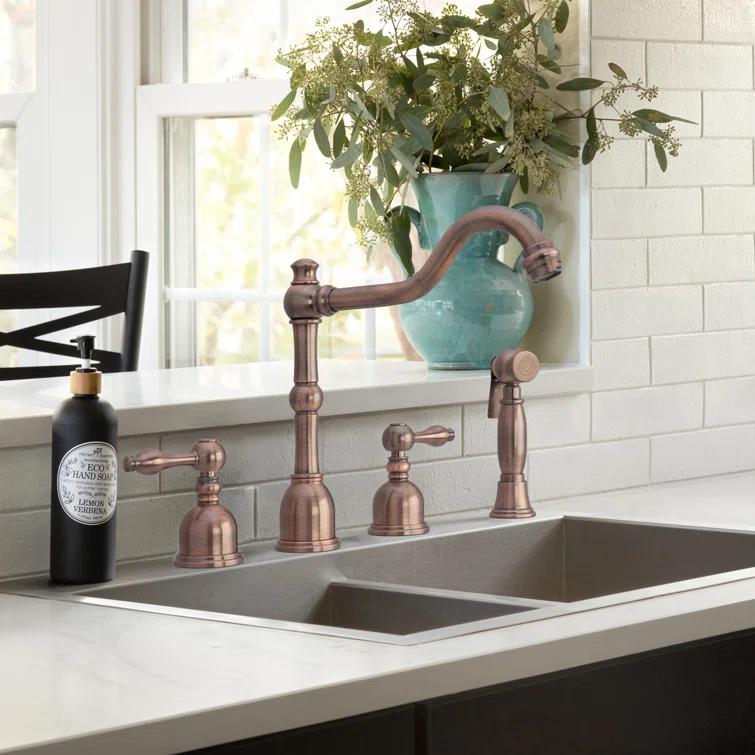Akicon AK818-AC Akicon Kitchen Faucet with Side Spray