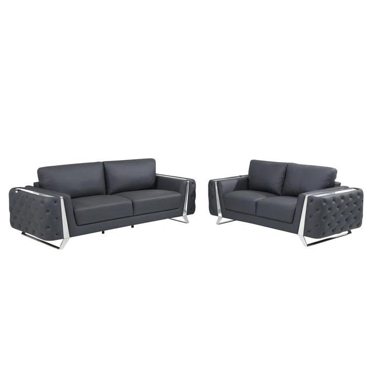 2 - Piece Leather Living Room Set