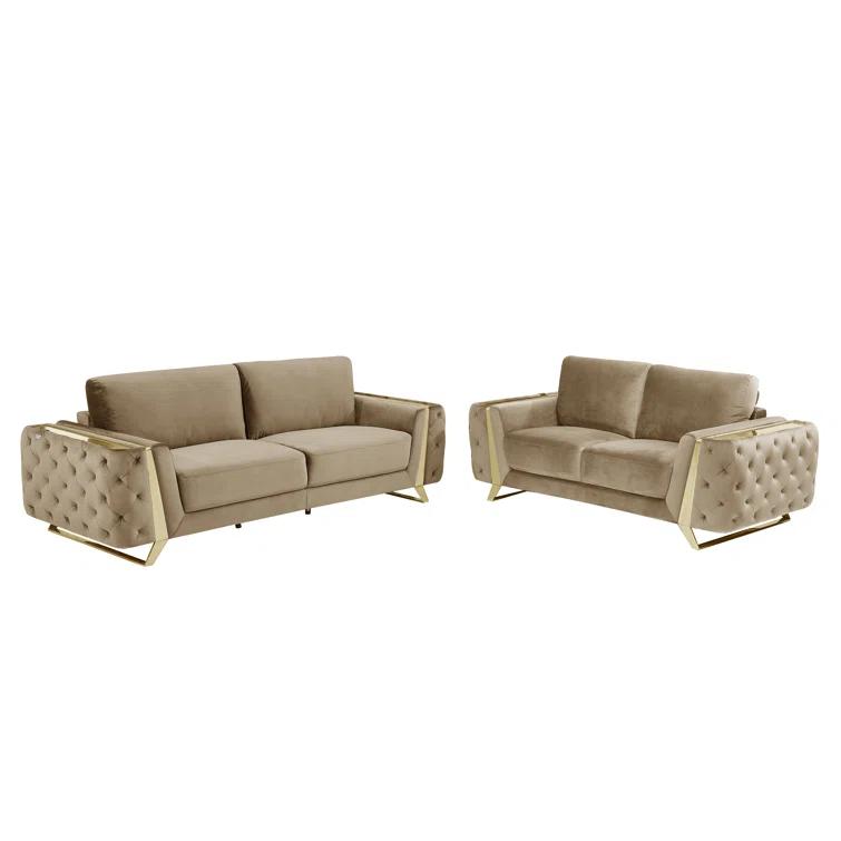 2 - Piece Leather Living Room Set