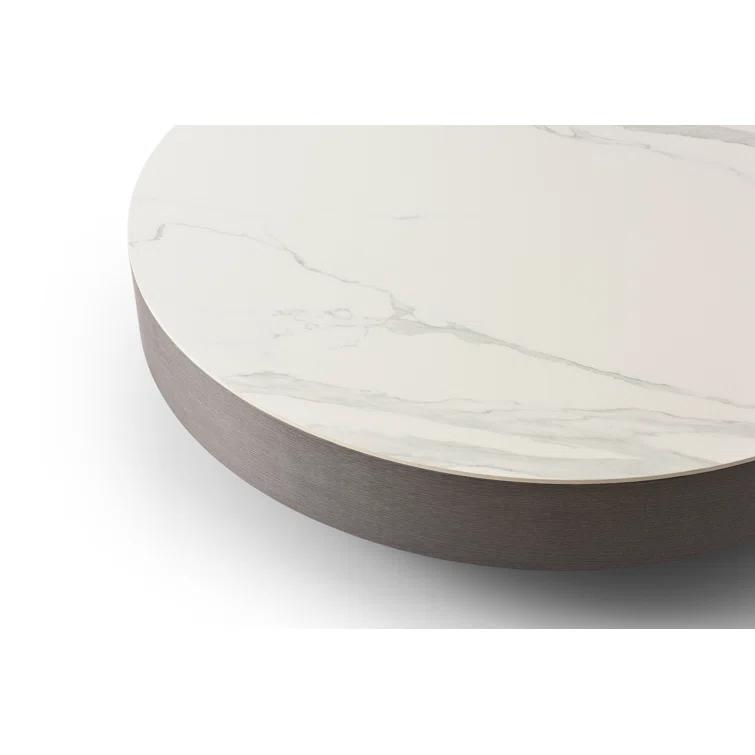 Whiteline Imports Pedestal Coffee Table