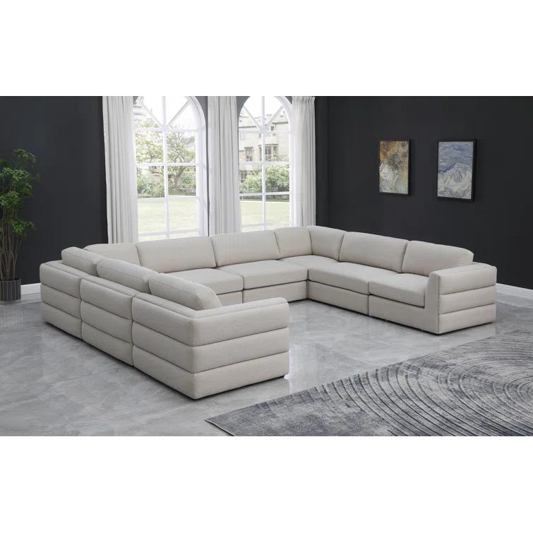 Howardine 8 - Piece Upholstered Sectional