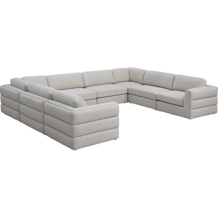 Howardine 8 - Piece Upholstered Sectional