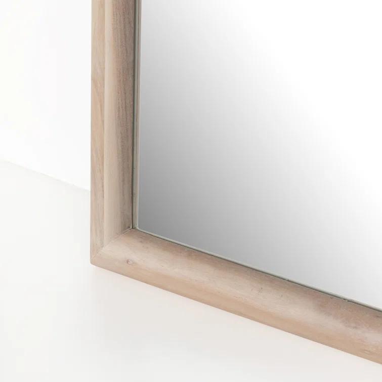 Ava Full Length Mirror - Whitewash Acacia