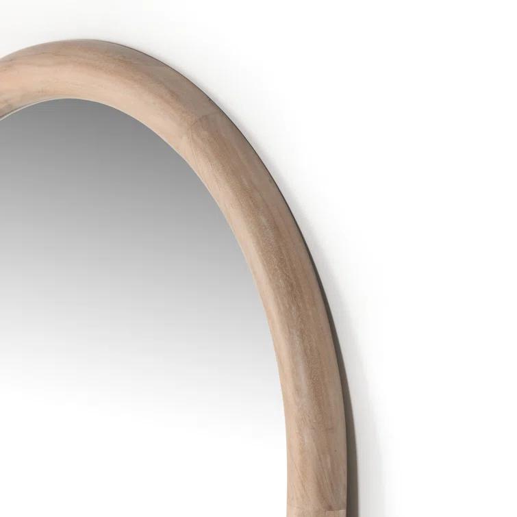 Ava Full Length Mirror - Whitewash Acacia