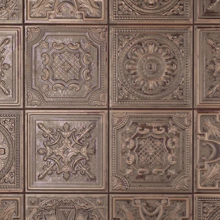 Fitz 8" x 8" Ceramic Patterned Wall Tile