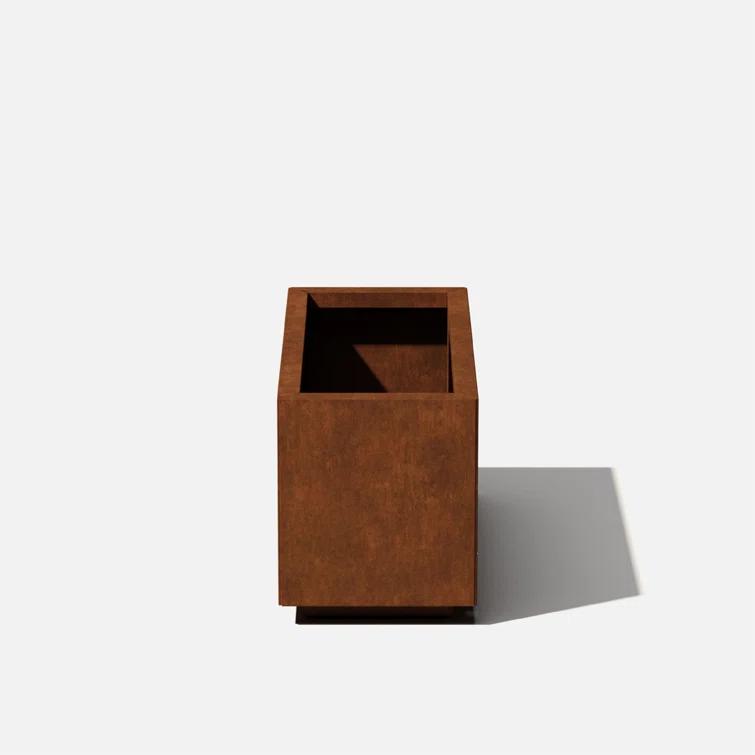 Corten Steel Series Long Box Planter