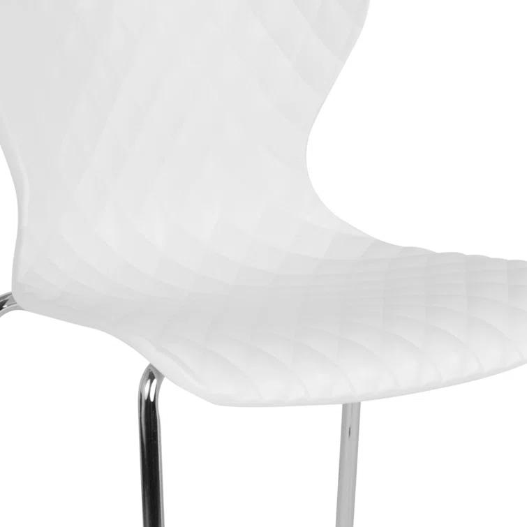 Flash Furniture Lowell Contemporary Design Plastic Stack Chair (Set of 4)