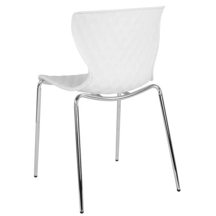 Flash Furniture Lowell Contemporary Design Plastic Stack Chair (Set of 4)