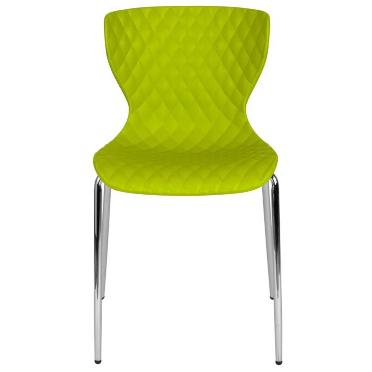 Lowell Contemporary Design Plastic Stack Chair (Set of 4)