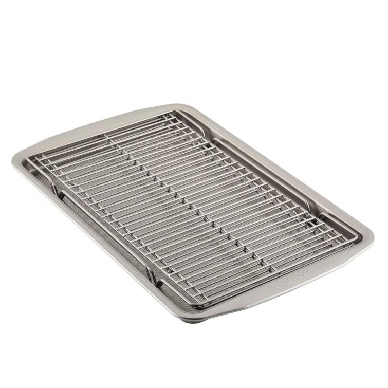 Circulon Bakeware Baking Sheet Pan and Cooling Rack Set, 3 Piece