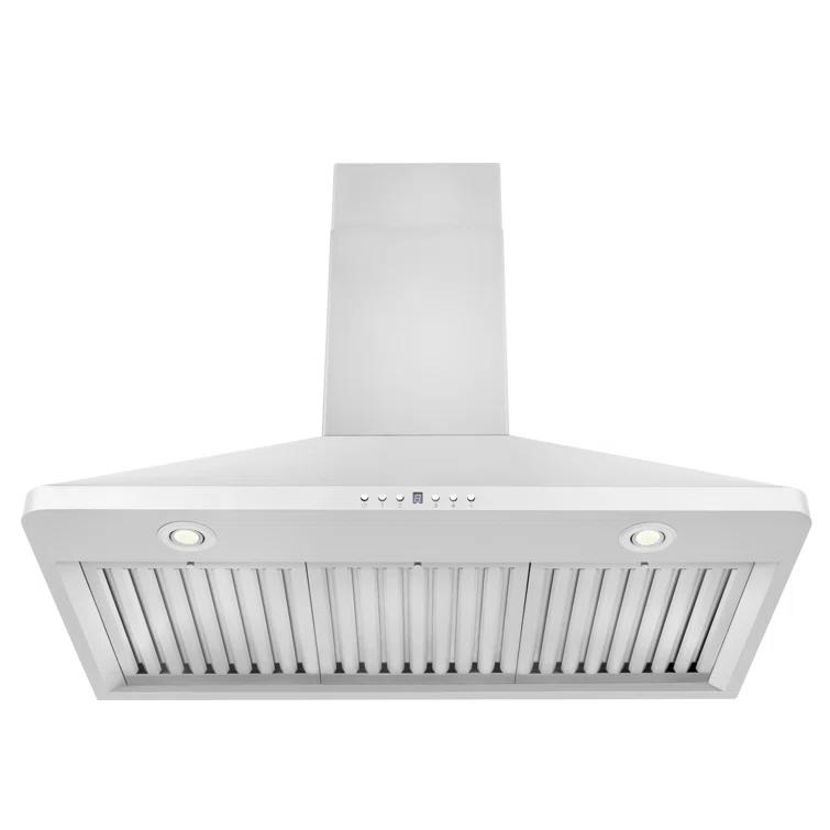 ZLINE KITCHEN & BATH 36 inch Convertible 400-CFM Recirculating Stainless steel Wall-Mounted Range Hood