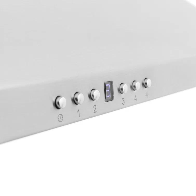 ZLINE KITCHEN & BATH 36 inch Convertible 400-CFM Recirculating Stainless steel Wall-Mounted Range Hood