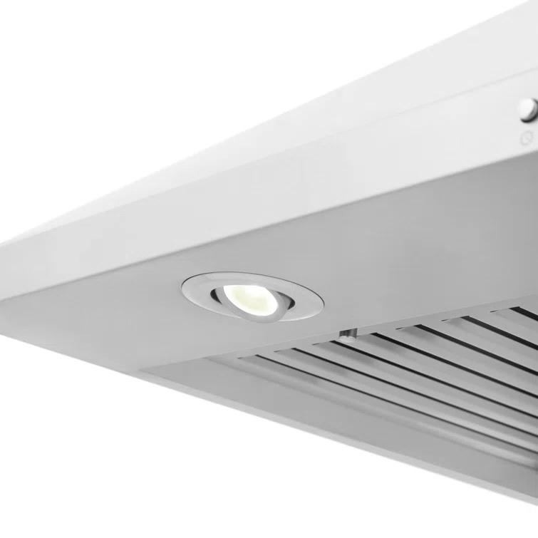 ZLINE KITCHEN & BATH 36 inch Convertible 400-CFM Recirculating Stainless steel Wall-Mounted Range Hood