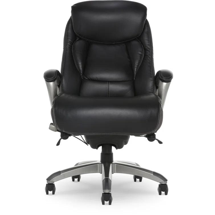 Serta Lautner Executive Office Chair, SmartLayers and ComfortCoils Technology, Adjustable Lumbar