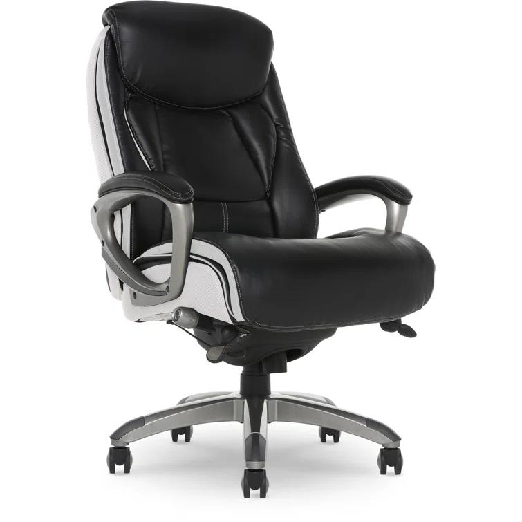 Serta Lautner Executive Office Chair, SmartLayers and ComfortCoils Technology, Adjustable Lumbar