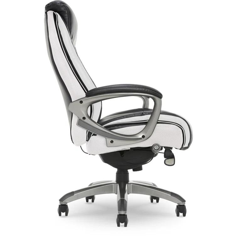 Serta Lautner Executive Office Chair, SmartLayers and ComfortCoils Technology, Adjustable Lumbar