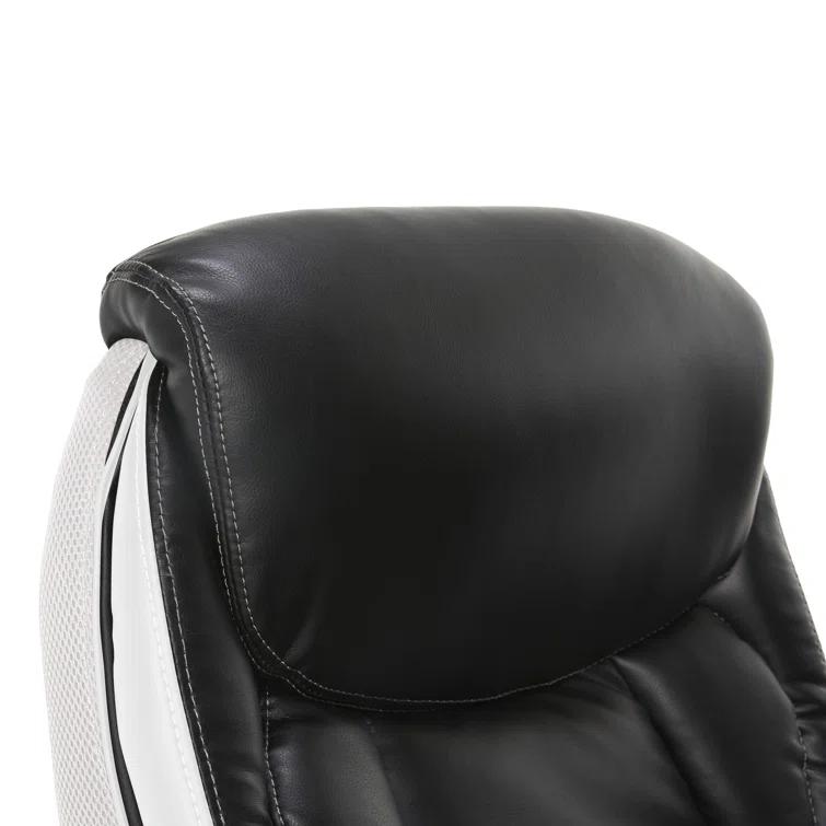 Serta Lautner Executive Office Chair, SmartLayers and ComfortCoils Technology, Adjustable Lumbar