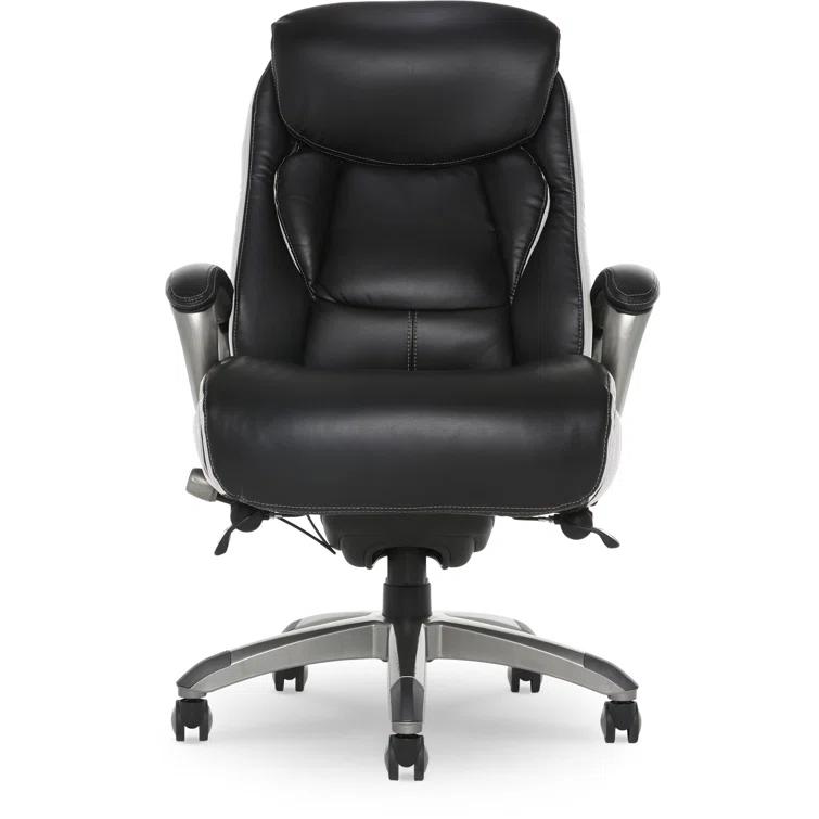 Serta Lautner Executive Office Chair, SmartLayers and ComfortCoils Technology, Adjustable Lumbar