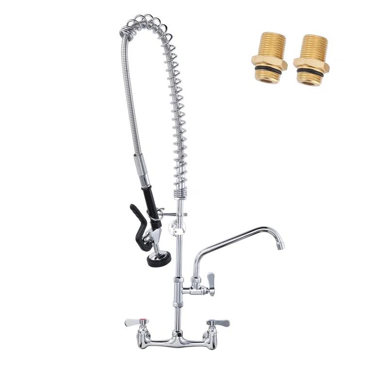 iVIGA Commercial Kitchen Faucet with Pre-Rinse Sprayer 36 Inch 2314300C-36-WF