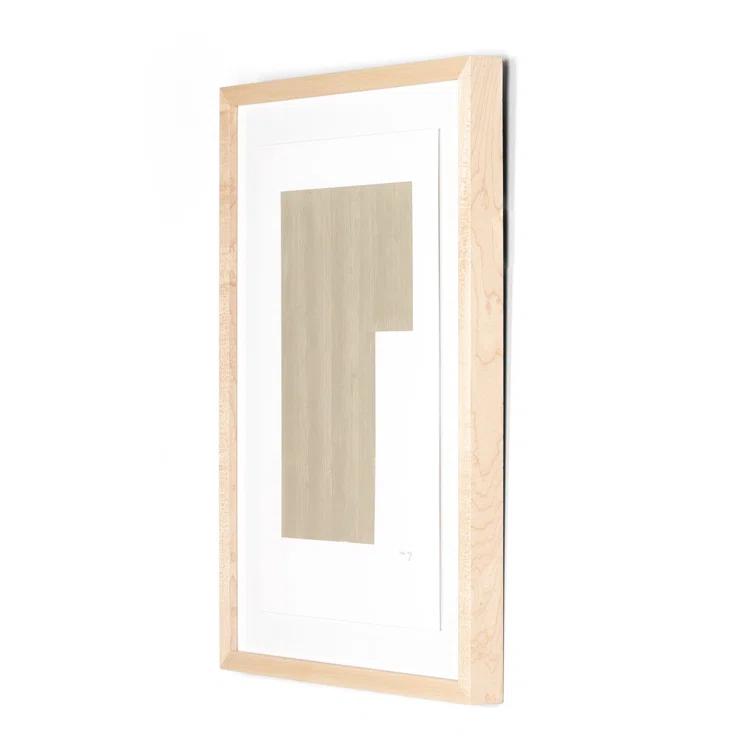 Four Hands Art Studio Victoria Holly " Negative In Taupe " by Victoria Holly Painting Print