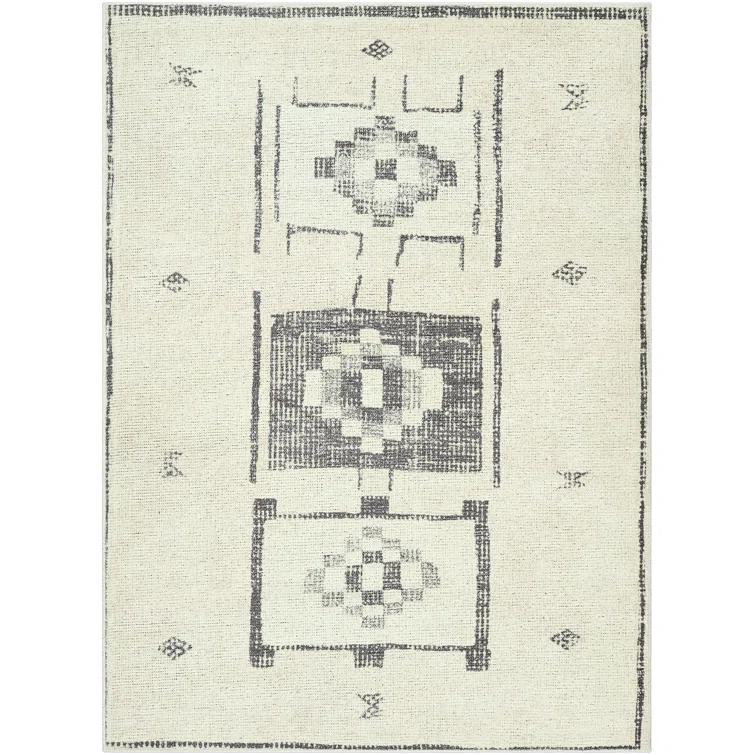 Becki Owens x Surya Solana Vintage Charcoal/Beige Area Rug