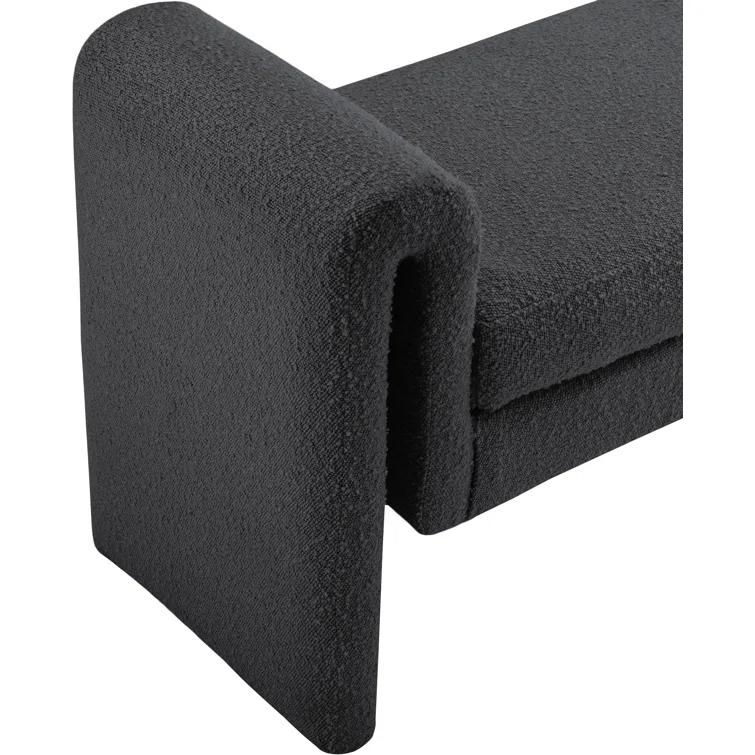 Hobel Boucle Fabric Upholstered Bench