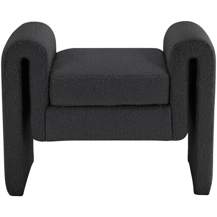Hobel Boucle Fabric Upholstered Bench