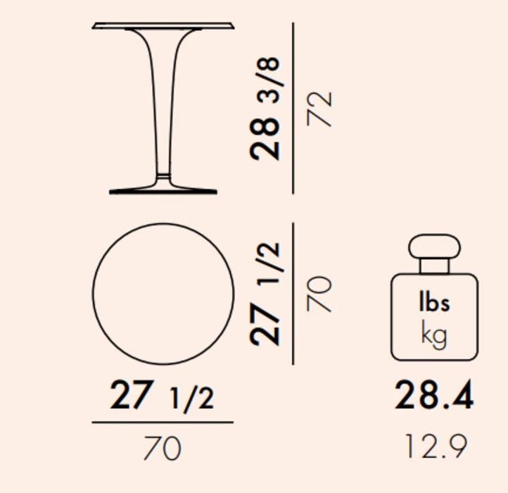 Kartell Toptop Per Dr. Yes Coffee Table