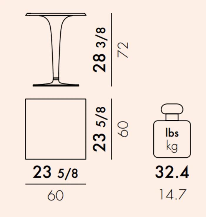 Kartell TopTop per Dr. Yes Round Coffee Table | Wayfair