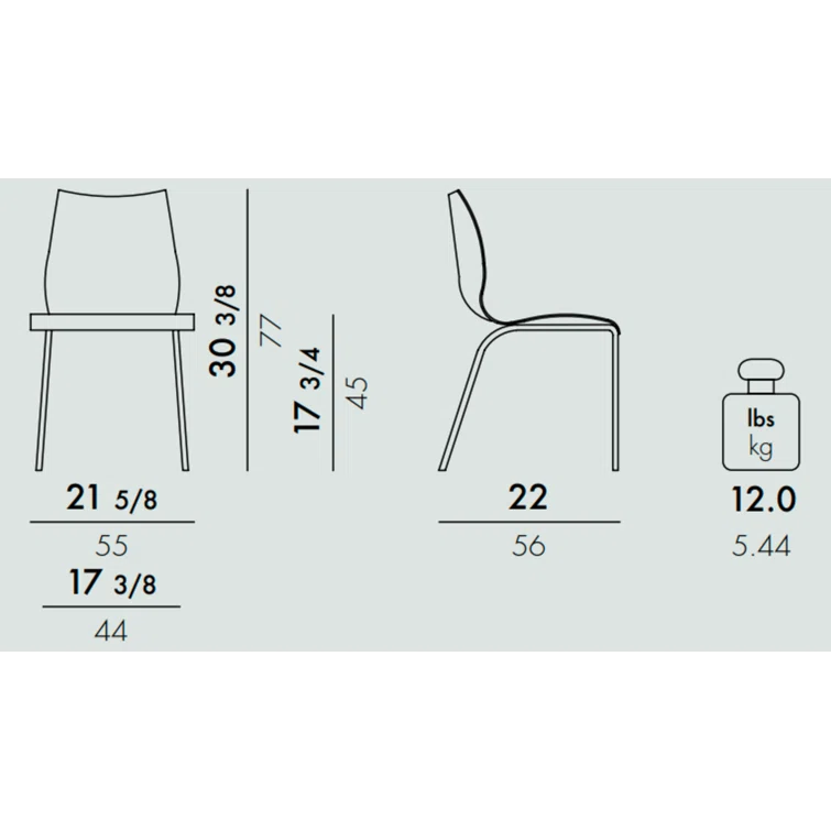 Maui Soft Noma Chair (Set of 2)