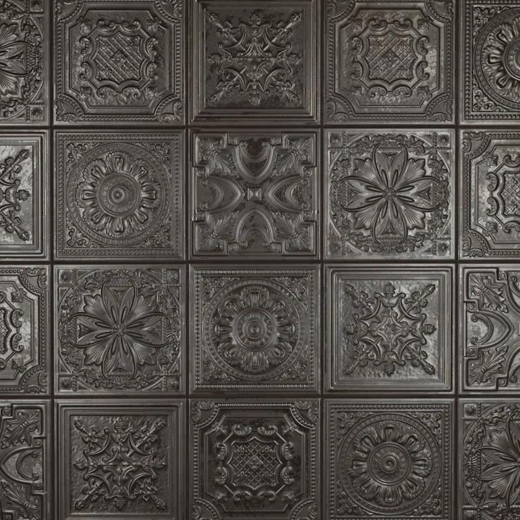 Fitz 8" x 8" Ceramic Patterned Wall Tile